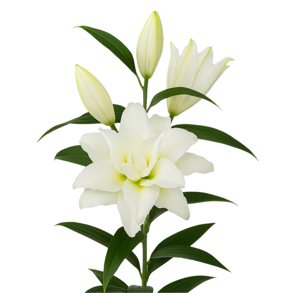 Lily Rose Lily White Oriental Premium DoubleDutchPearl Klaver